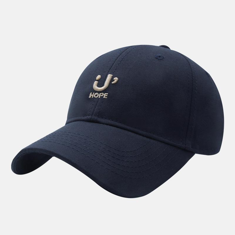 Korean Version New Versatile Letter Embroidered Soft Top Baseball Hat for Women's Spring and Summer Casual Outdoor Sun Protection Baseball Cap