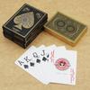 Gold Foil Texas Hold'em Playing Cards – Waterproof, Gold-Edged, Perfect for Home Games