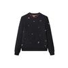 Sweatshirts Women's Blue Crew Neck Moderate Regular F11W041201F-NV