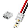 §10 Stück Lötfreier Selbstverdrahtender Lampenstreifen-Stecker 2P 8/10MM LED-Streifen-Stecker Schraubbefestigung Verbindungsklemme