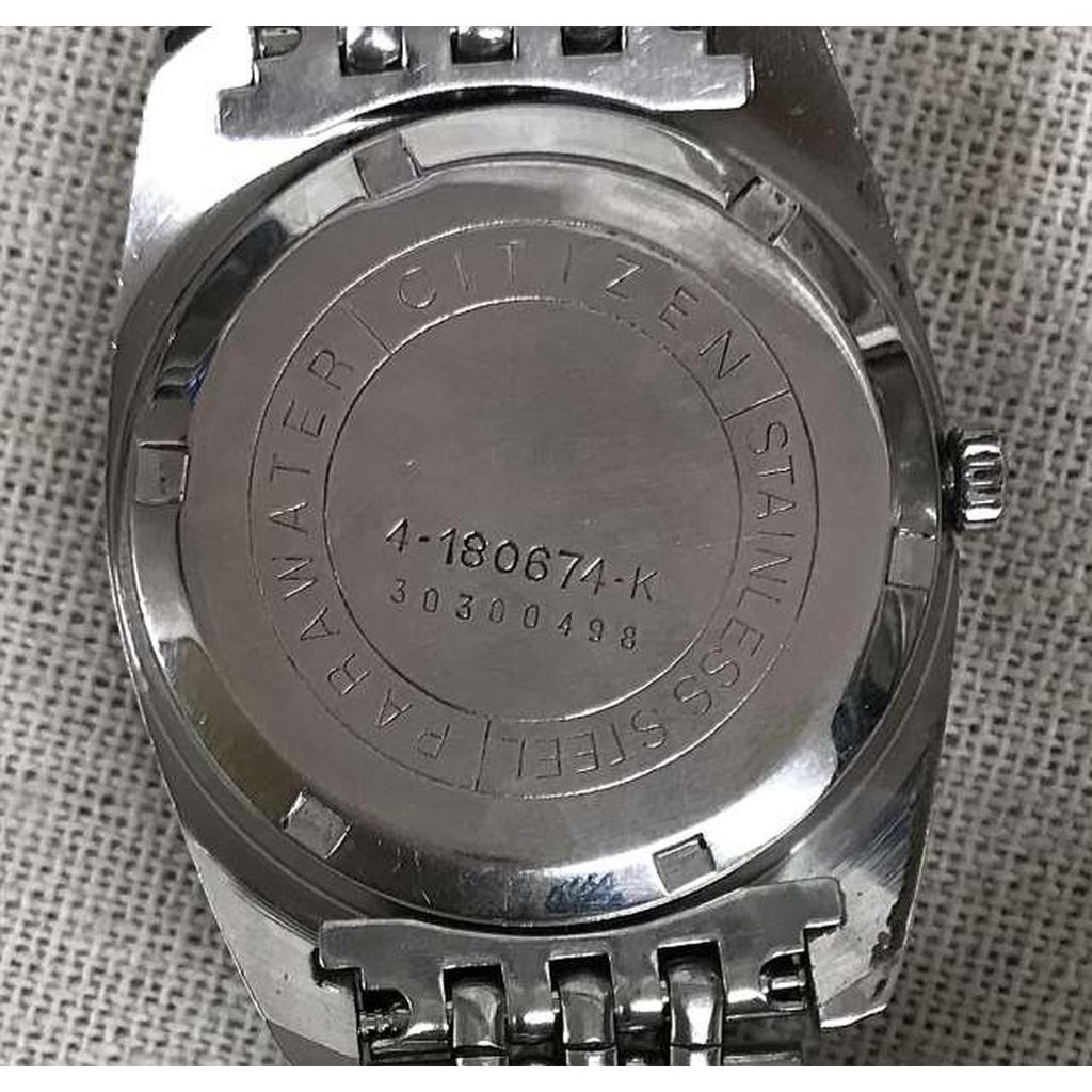 Used CITIZEN HOMER DATE 4-180674-K Manual winding watch