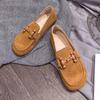 Season Hot Kids Small Kuo Love~ Horse Buckle Retro Thick Bottom Comfortable Casual Doudou Shoes Trendy Wear-resistant Spring
