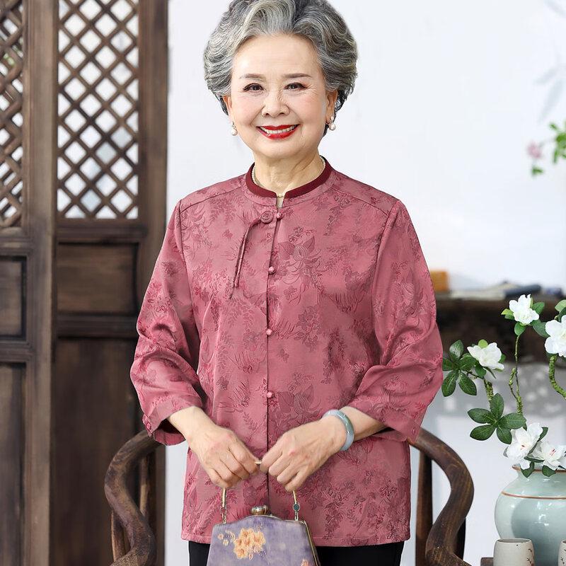 

YUZHAOLIN Women s 2025 Autumn Mid-Sleeve Lightweight Blouse XL