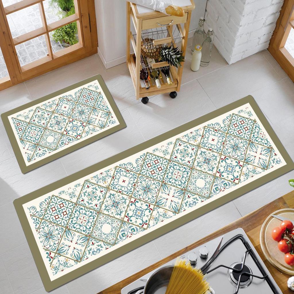 American Retro Water-Absorbing Non-Slip Kitchen Floor Mat