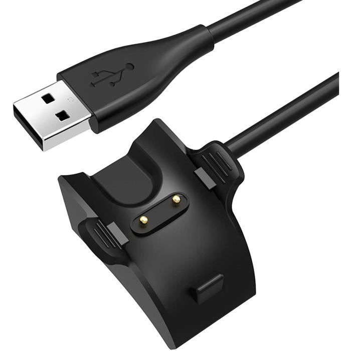 Caricabatterie Compatibile con Huawei Honor Band 5 - Band 4 - Band 3 - Band 3 PRO - PHONILLICO - Nero nero