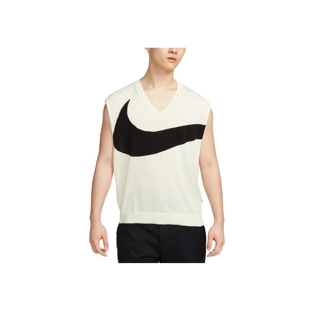 Nike Swoosh Colorblock V-Neck Sleeveless Vest Men Tops Coconut-Milk FD2874-113