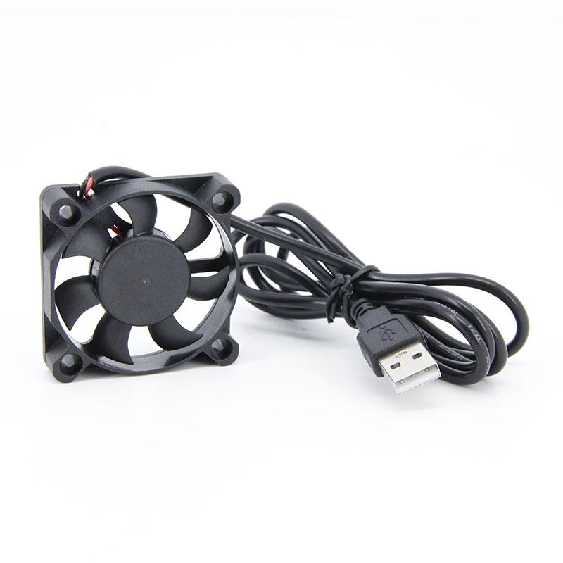 5cm 5V USB 5010 Schnittstelle DC 5010 bürstenloser Lüfter Lüfter USB-Kabelleitung für Luftbefeuchter Notebook 5cm 50x50x10mm