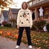 Unisex Long Sleeve Pet Dog Pocket Sweatshirt Hoodie Loose Casual Warm Pullover for Men and Women