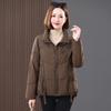 Women's Petite Slimming Down Coat: Fashionable Winter Short Jacket for Middle-aged Moms