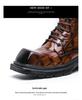 Men's Cross-Border High-Top Leather Boots - Large Size, Autumn/Winter 2025, New Workwear & British Martin Style