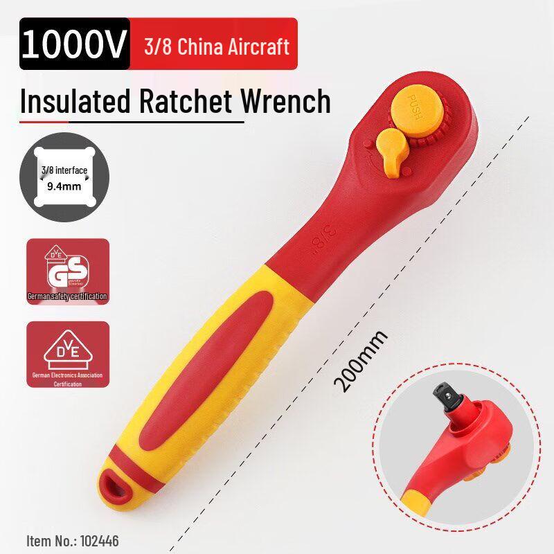 Aokewen 3/8  Insulated Ratchet Wrench