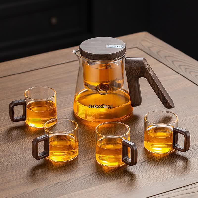Magnetic Glass Tea Infuser Pot Set