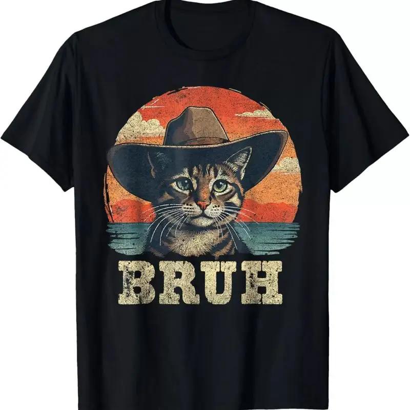 Chat Bruh pour gar?ons Western Cowboy Vintage t-shirt S