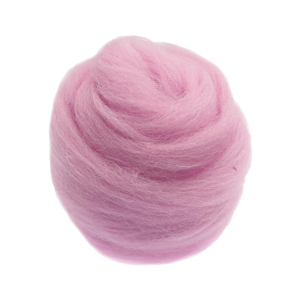 3Pcs Handmade Wool Felt Roving Fiber Weaving Materials 10g