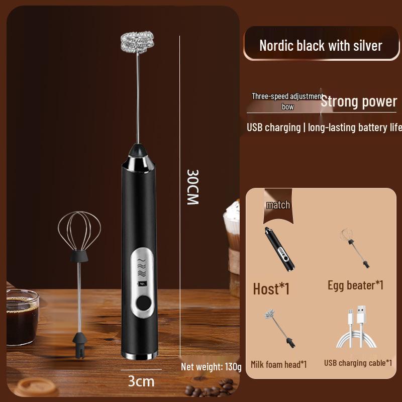 Electric Handheld Milk Frother & Mixer