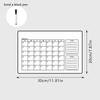 Magnetic Fridge Calendar Weekly Monthly Planner With Marker For Kitchen Refrigerator Office Organization Daily Planning