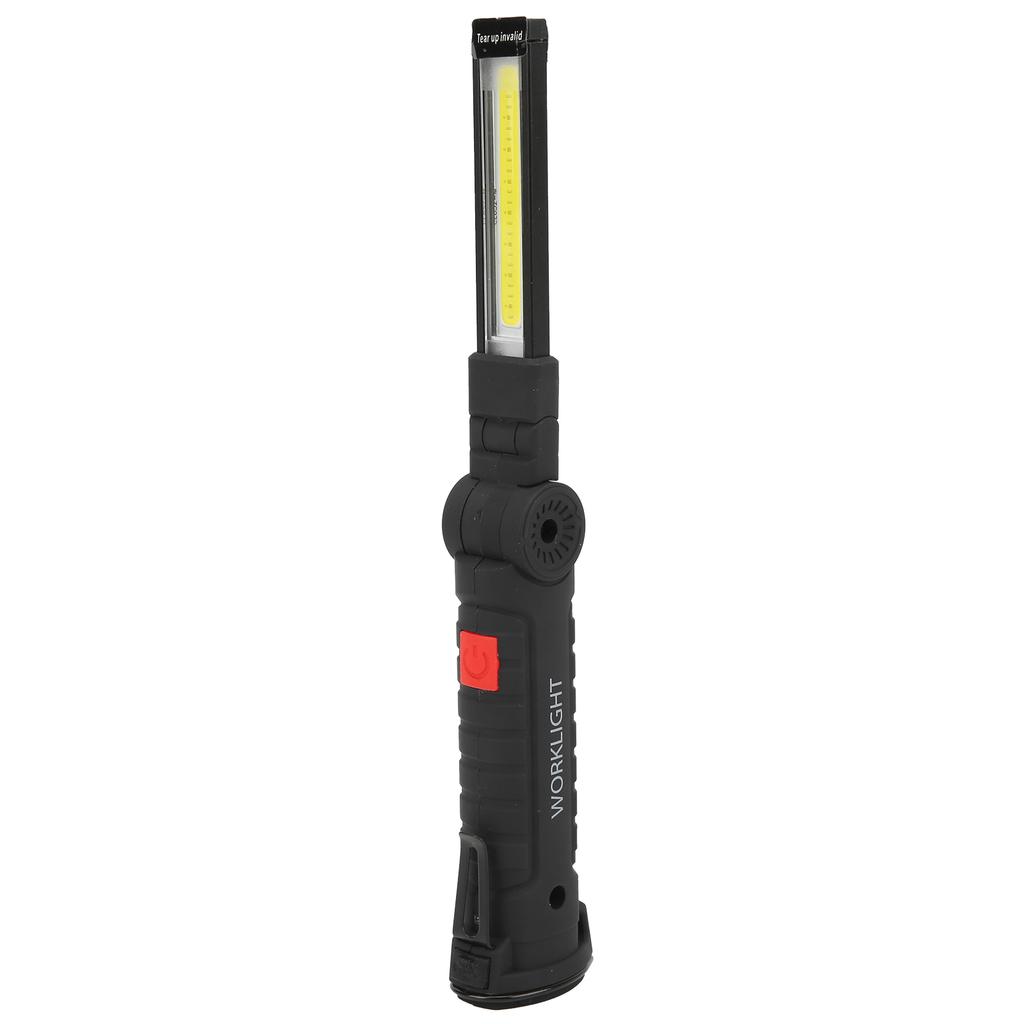 Linterna USB recargable, luz de trabajo plegable multifuncional, linterna LED COB para acampar