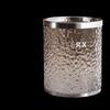 Light Luxury Wave Pattern Transparent Trash Can