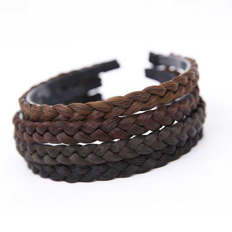 Korean Braided Non-Slip Toothed Hairband for Bangs