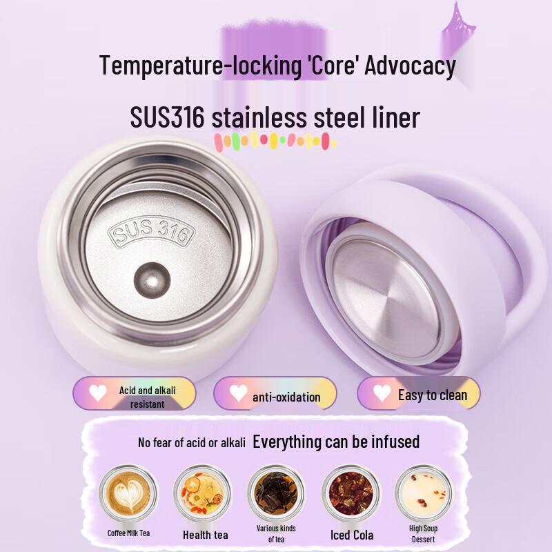 Diller Capybara D9359 200ml Mini Insulated Water Bottle