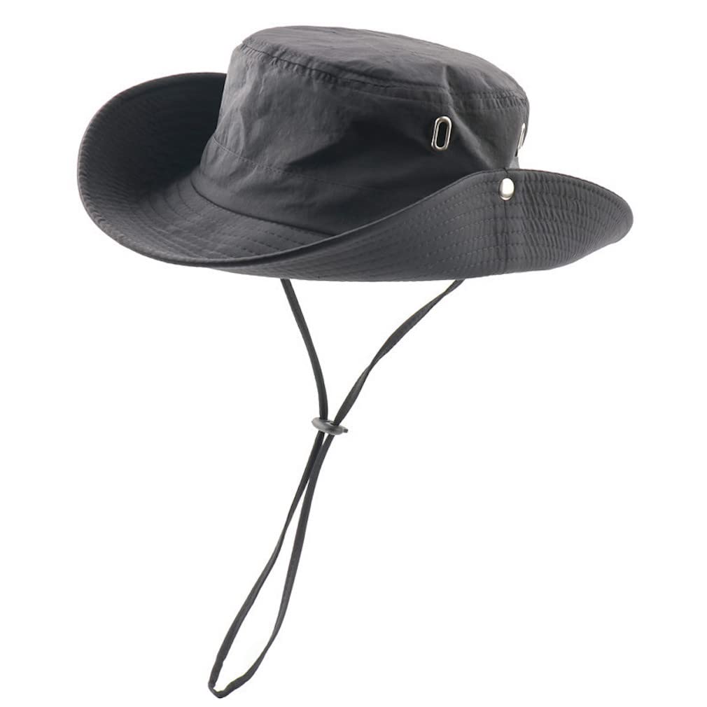 Safari Hat for Men and Bucket Water Sun Adventure Jungle Boonie UV UV With Quick With Large Sun Outdoor Use [Natural Rhythum] Women, Hat, Hat,
