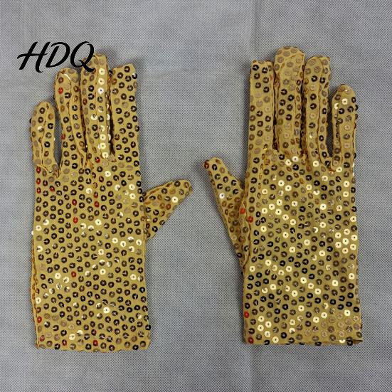 Breathable Sequin Gloves 1 Pair Shiny Silver for Adults Stretchy Mesh Lightweight Metallic Sparkly Performance Dance Stage Costumes Halloween Party