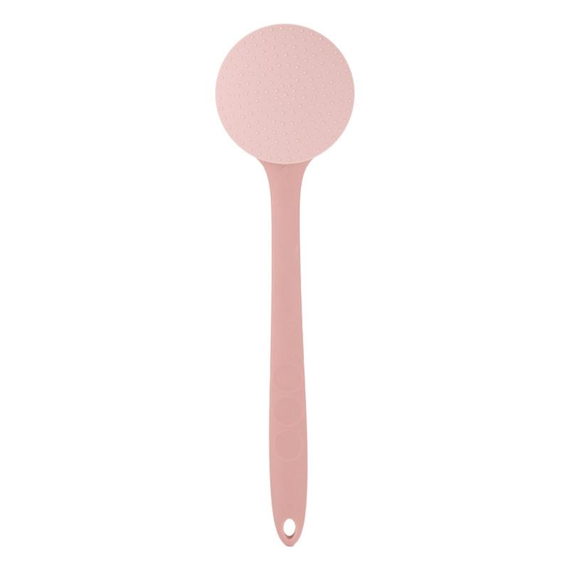 Multi-Function Lotion Sunscreen Ointment Applicator Long Handle Body Cleaner Shower Brush Free Sunscreen Back Applicator телесный