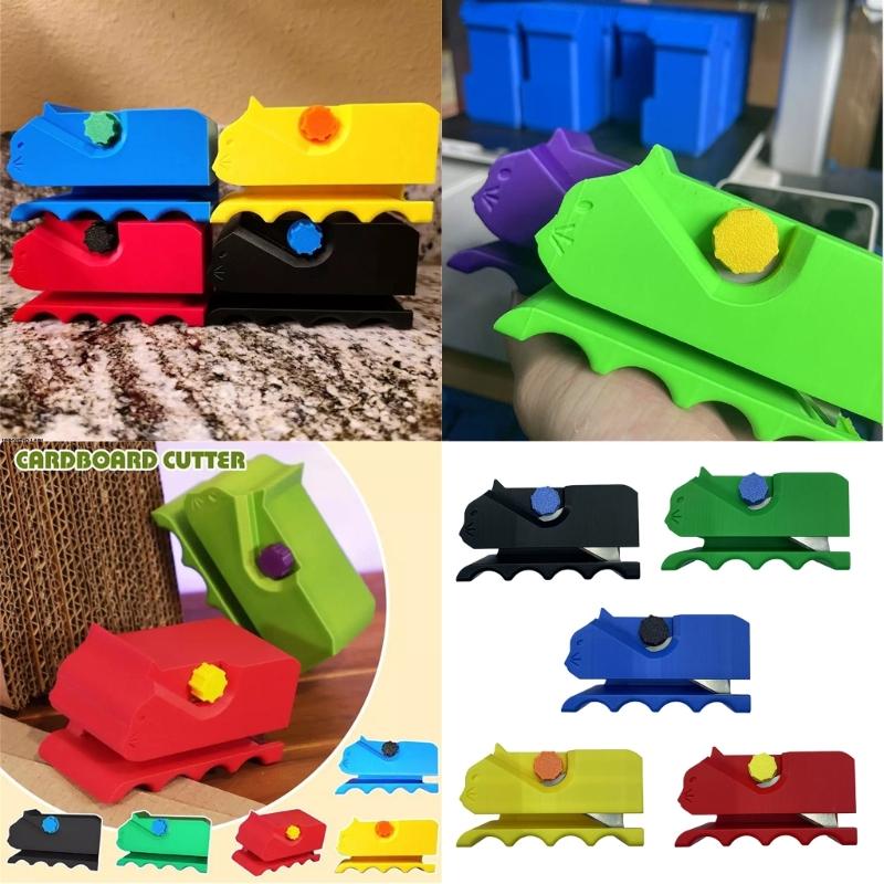 Cats Scratcher Cutter Cardboard Strips Tool Handheld Cutting Tool Practical Card Board Cutter for DIY Cats Scratchers