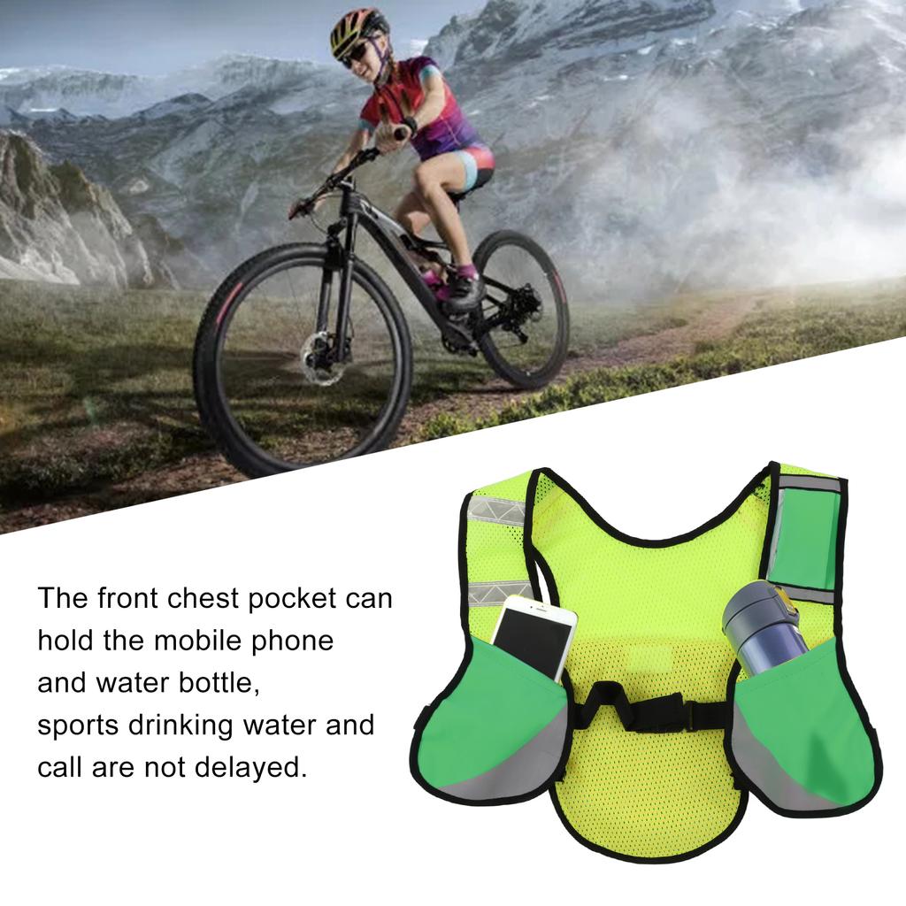 Elastická multifunkční reflexní vesta pro noční sportovní jízdu Prodyšná reflexní vesta
