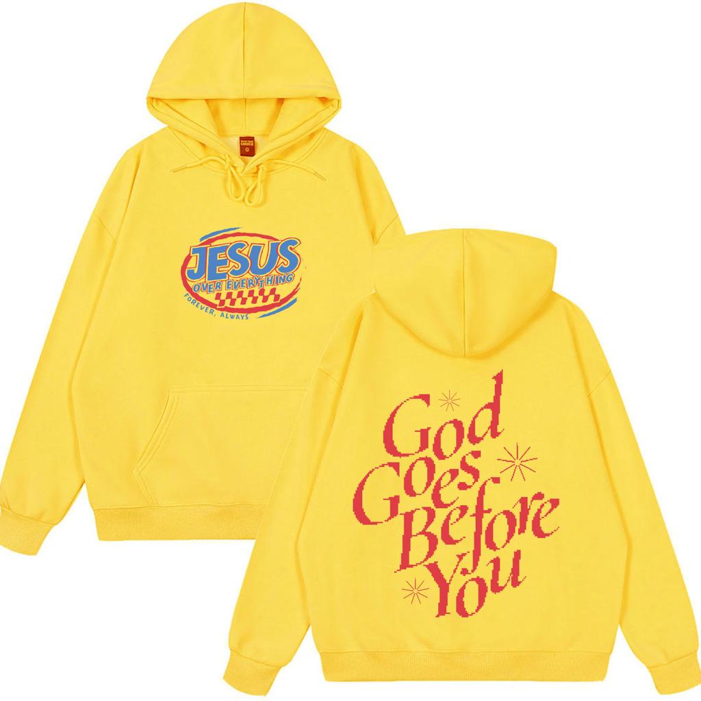 Jesus Christian Bible Verse Vintage Graphics Hoodie Unisex Fashion Clothing Pullover Autumn Winter Loose Casual Sweatshirts