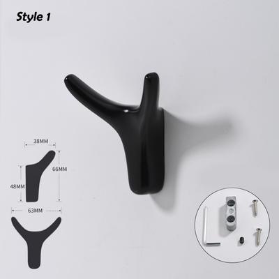 1ks Creative Bull Head háky na kabáty Domácí nástěnný přívěsek na klíče, ručníky, věšáky na oblečení