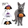 Plush Cat Neck Decoration Halloween Pet Collar Charm, Ghost Pumpkin Pendant, Soft Stuffed Gift for Lovers Hanging Ornament Cats, Small
