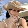 Casual Chic Cowboy Hat Ideal For Outdoor Activities Embroidered And Breathable Wide Brim Sun Hat