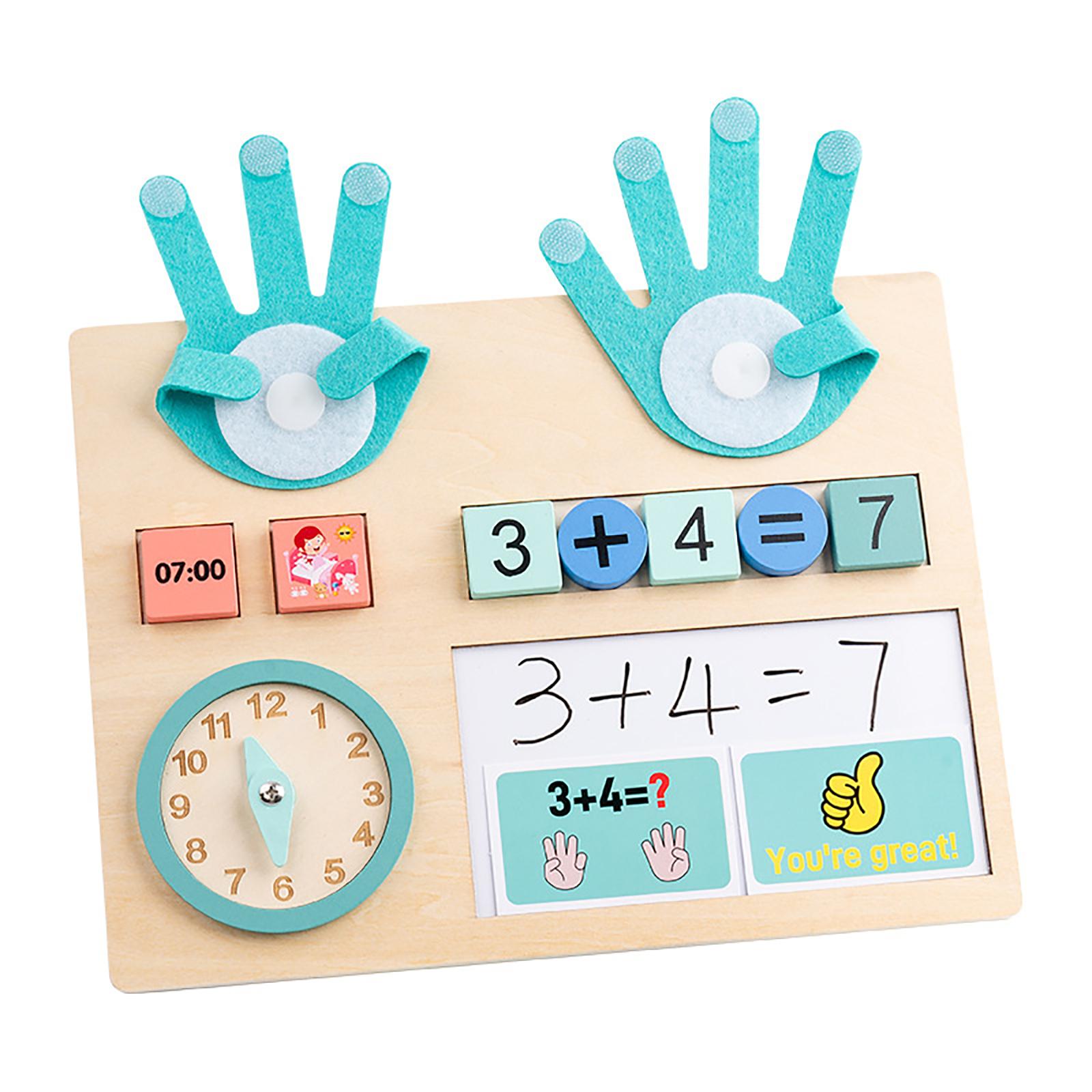 

Обучающая доска Пальцевое сложение и вычитание Арифметика Развивающая игрушка 30 мл One Size