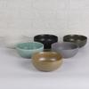 Japanese Wind Kiln Crafted Modern Design Retro Ceramic Bowls Artisanal INS Style Small Porcelain Salad & Soup Combo for Dessert