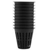 10pcs Set Durable Safe Plastic Hydroponic Basket Cup for Garden Balcony Planting(Black)