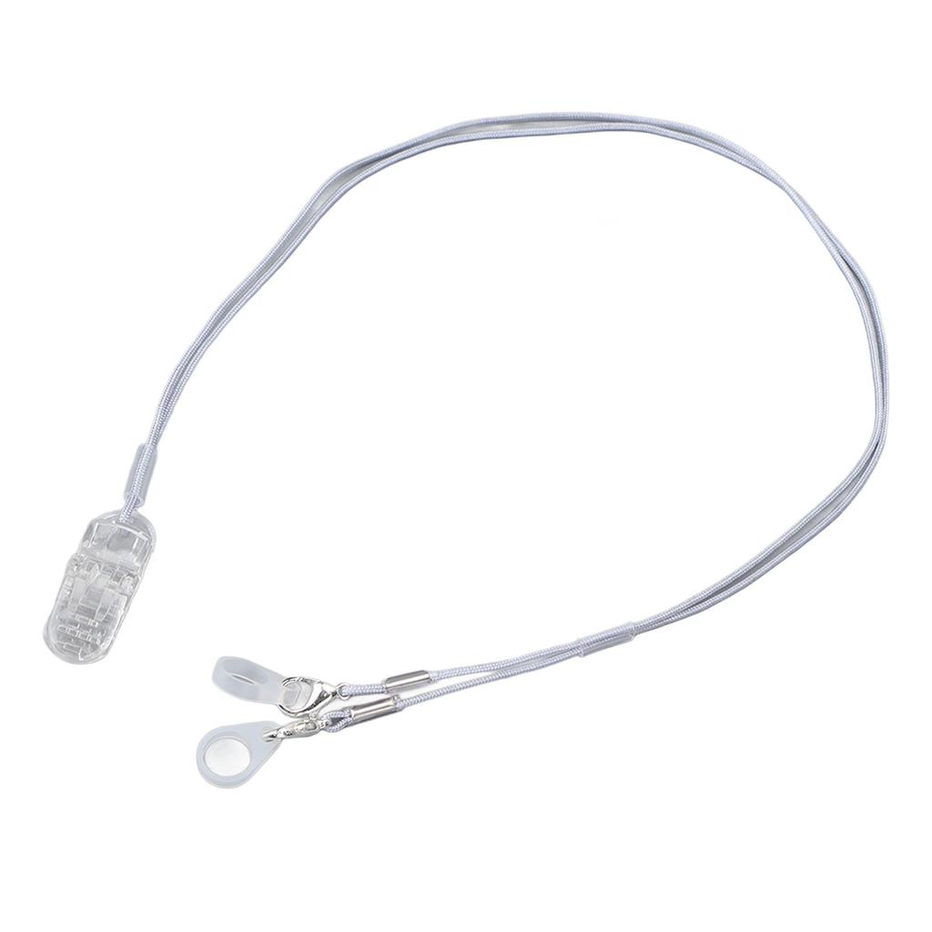 Hearing Aid Anti Lost Lanyard Transparent Colour Hearing Aids Holder Strap for Children Elderly
