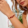 Evil Eye String Bracelet Adjustable Braided Rope Bracelet Good Luck Amulet Bracelet with Card Gift for Women Men Family Friends