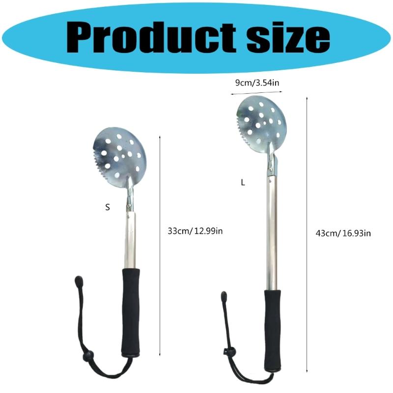 Ice Fishing Skimmer Scoops with Long Handle Winter Ice Fishing Scooper for Easy Removing Slush Snow Fishing Accessories