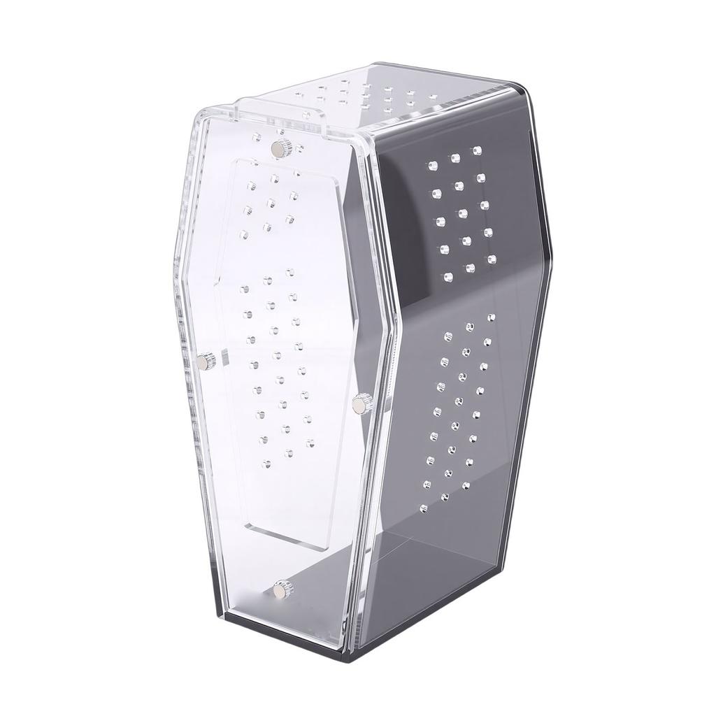 Acrylic  ing Spider Enclosure Versatile Ventilated Transparent Reptile Terrarium Box for Tarantula         Crab