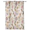 Blumen- und Blatt-Vintage-Schlafzimmergardinen Wohnraum-Vorhänge Küchen-Fenstergardinen Kinderzimmer-Fenstergardine Moderne Heimdekoration