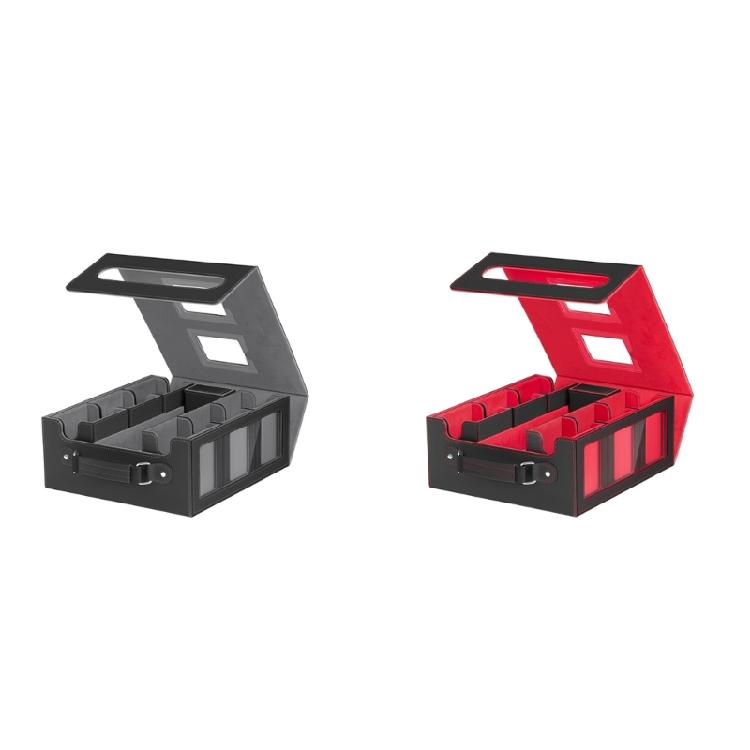 Game Card Organizers With Removable Dividers Trading Card Storage Box Shockproof Sports Card Storage Boxes