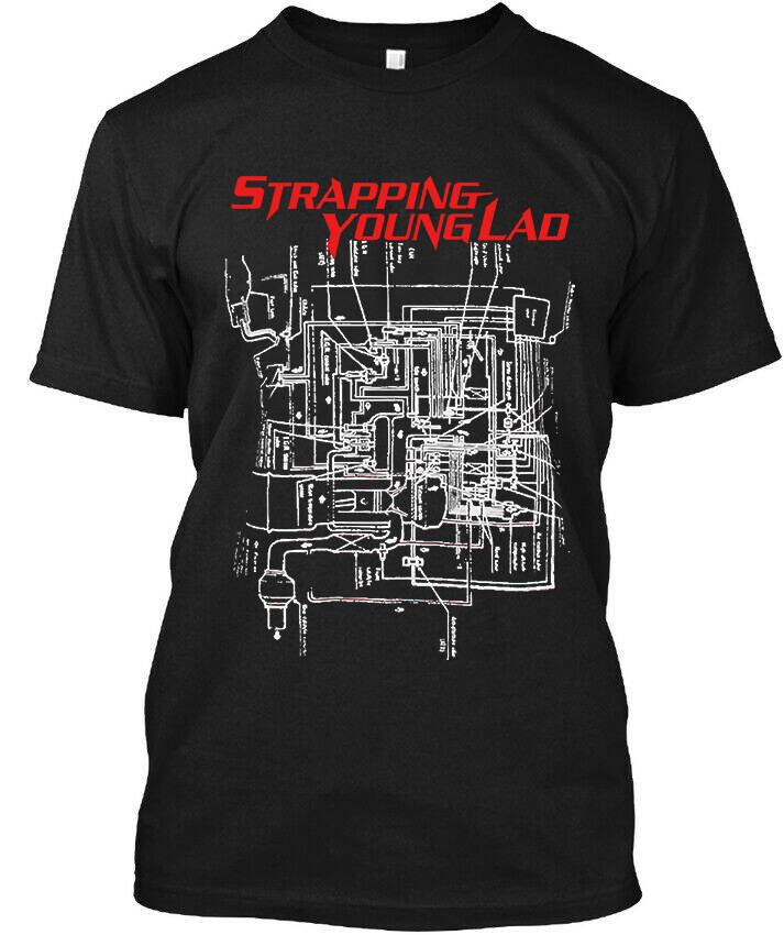 Strapping Young Lad Canadian Music Graphic Logo T-Shirt Size S-5XL Unisex T-Shirt L