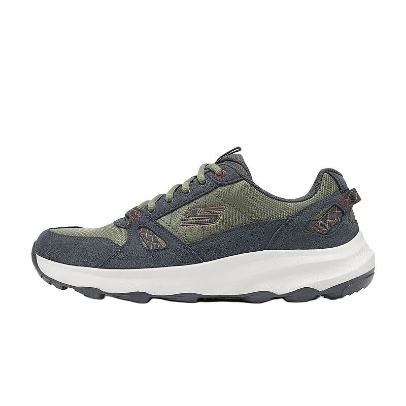 Skechers Outdoor Men Green Low Top Casual Shoes Trendy Versatile Minimalist 237785-OLGY 39.5