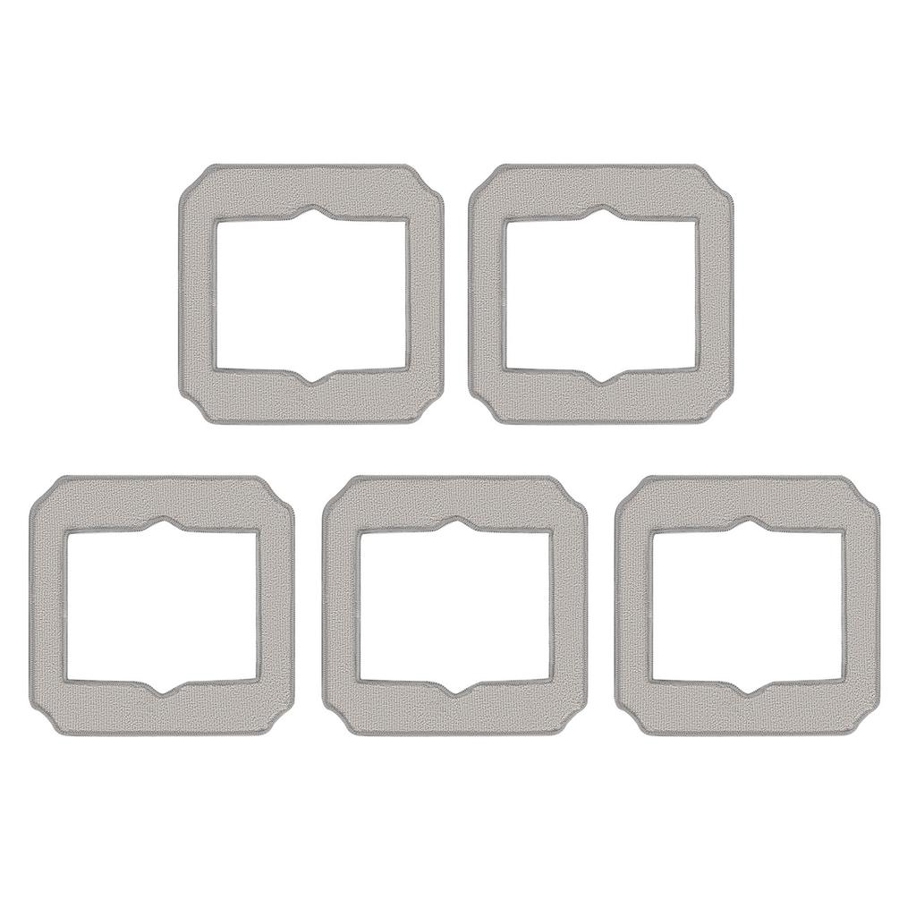 Pack Of 5 Polyester Fiber Cloths for Miniature Glass Cleaner Washable Wipes Replacement Pads Cleaning Robot Accessories
