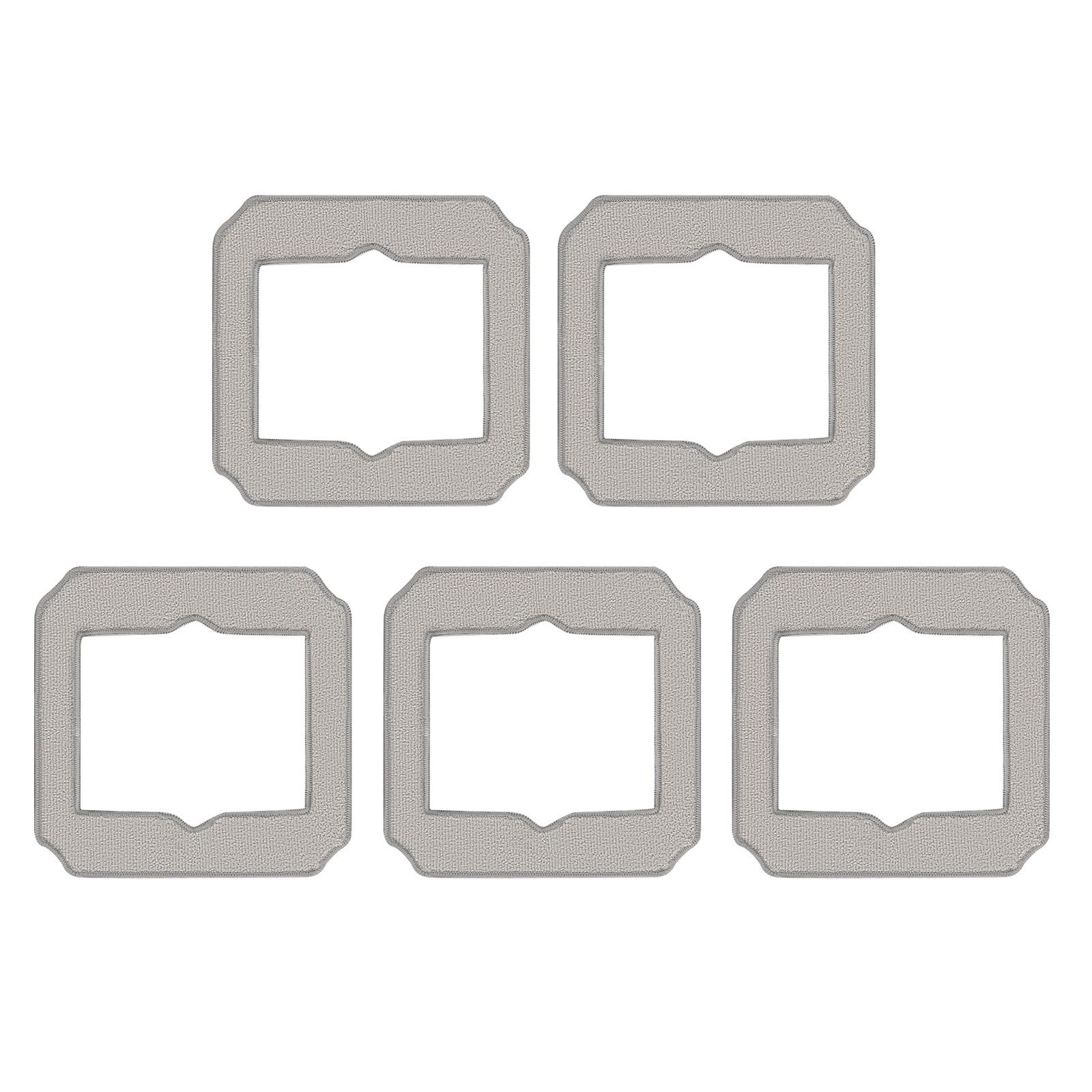 

Набор из 5 салфеток из полиэфирного волокна для миниатюрного очистителя стекла, моющиеся салфетки, сменные подушечки, аксессуары для робота-уборщика