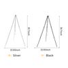 BBQ Tripod Frame with Chain and Hook Storage Bag Adjustable Height Camping Tripod Stand for Open