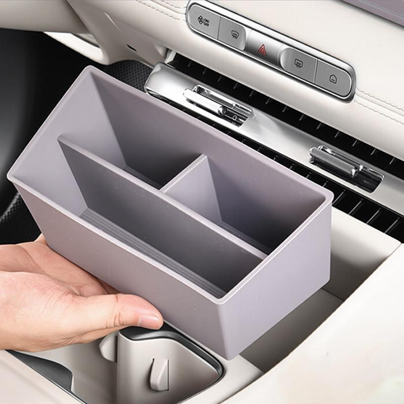 For MG MG4 EV Urban 2026 modified center console front storage box silicone compartment storage box car storage accessories NJS5