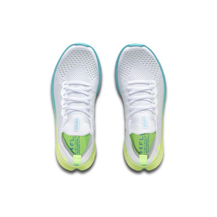 Under Armour FLOW Velociti SE CN Women's Running Shoes White Neon Yellow 3025711-112