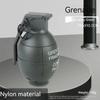 1/3 STÜCK M26a2 Nylon Granatenmodell Explosionsgranate Spielzeug, Airsoft Granatenmodell, Fallschutz, Nachfüllbar, Gelkugel, Konfetti, Mehl